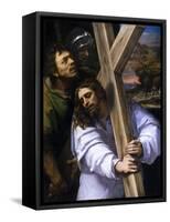 Jesus Carrying the Cross, Ca. 1516-Sebastiano del Piombo-Framed Stretched Canvas