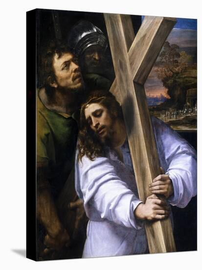 Jesus Carrying the Cross, Ca. 1516-Sebastiano del Piombo-Stretched Canvas