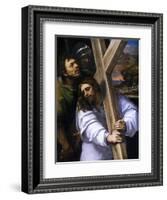 Jesus Carrying the Cross, Ca. 1516-Sebastiano del Piombo-Framed Giclee Print