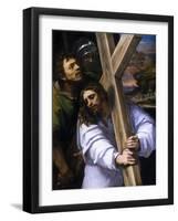 Jesus Carrying the Cross, Ca. 1516-Sebastiano del Piombo-Framed Giclee Print