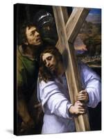 Jesus Carrying the Cross, Ca. 1516-Sebastiano del Piombo-Stretched Canvas