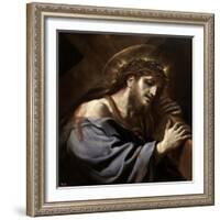 Jesus Carrying the Cross, Ca. 1697-Luca Giordano-Framed Giclee Print