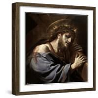 Jesus Carrying the Cross, Ca. 1697-Luca Giordano-Framed Giclee Print