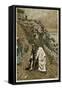 Jesus Casting Devils Out of a Kneeling Man, C1890-James Jacques Joseph Tissot-Framed Stretched Canvas