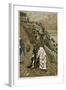 Jesus Casting Devils Out of a Kneeling Man, C1890-James Jacques Joseph Tissot-Framed Giclee Print