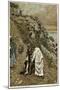 Jesus Casting Devils Out of a Kneeling Man, C1890-James Jacques Joseph Tissot-Mounted Giclee Print