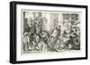 Jesus Casting the Moneylenders Out Ot the Temple-William Oliver-Framed Giclee Print