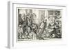 Jesus Casting the Moneylenders Out Ot the Temple-William Oliver-Framed Giclee Print