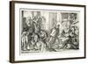 Jesus Casting the Moneylenders Out Ot the Temple-William Oliver-Framed Giclee Print