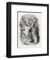 Jesus Casts Out Demons from an Afflicted Man-null-Framed Art Print