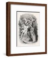 Jesus Casts Out Demons from an Afflicted Man-null-Framed Art Print