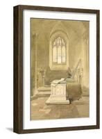 Jesus Chapel, Norwich Cathedral, C.1807-John Sell Cotman-Framed Giclee Print