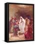 Jesus Childing Thomas for His Unbelief-William Brassey Hole-Framed Stretched Canvas