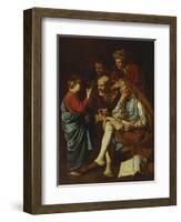 Jesus Christ, Aged Twelve, Among the Scribes-Matthias Stomer-Framed Giclee Print