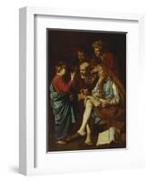 Jesus Christ, Aged Twelve, Among the Scribes-Matthias Stomer-Framed Giclee Print