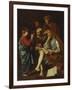 Jesus Christ, Aged Twelve, Among the Scribes-Matthias Stomer-Framed Giclee Print