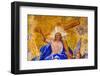 Jesus Christ, angels resurrection facade Saint Mark's Cathedral, Venice, Italy-William Perry-Framed Photographic Print