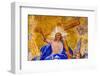 Jesus Christ, angels resurrection facade Saint Mark's Cathedral, Venice, Italy-William Perry-Framed Photographic Print