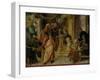 Jesus Christ. at the Age of Twelve, Among the Scribes-Rudolf Stahel-Framed Giclee Print