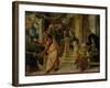 Jesus Christ. at the Age of Twelve, Among the Scribes-Rudolf Stahel-Framed Giclee Print