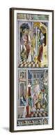 Jesus Christ before Annas and Jesus Christ Beaten before Herod-Giovanni Canavesio-Framed Giclee Print