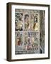 Jesus Christ before Annas and Jesus Christ Beaten before Herod-Giovanni Canavesio-Framed Giclee Print