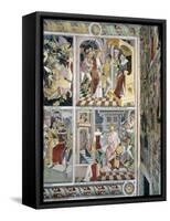 Jesus Christ before Annas and Jesus Christ Beaten before Herod-Giovanni Canavesio-Framed Stretched Canvas