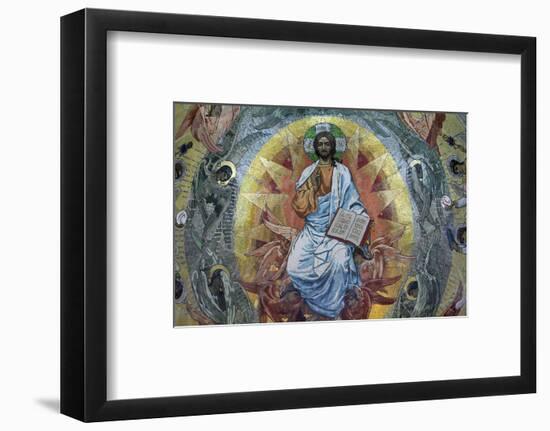 Jesus Christ, Church of Our Saviour on Spilled Blood (Church of the Resurrection-Godong-Framed Photographic Print