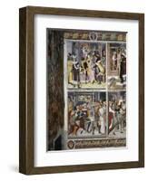 Jesus Christ Crowned with Thorns and Pilate Washing His Hands-Giovanni Canavesio-Framed Giclee Print