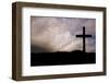 Jesus Christ Crucifixion on Good Friday Silhouette-Veneratio-Framed Photographic Print