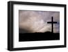 Jesus Christ Crucifixion on Good Friday Silhouette-Veneratio-Framed Photographic Print