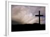 Jesus Christ Crucifixion on Good Friday Silhouette-Veneratio-Framed Photographic Print