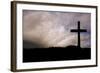 Jesus Christ Crucifixion on Good Friday Silhouette-Veneratio-Framed Photographic Print