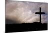 Jesus Christ Crucifixion on Good Friday Silhouette-Veneratio-Mounted Photographic Print