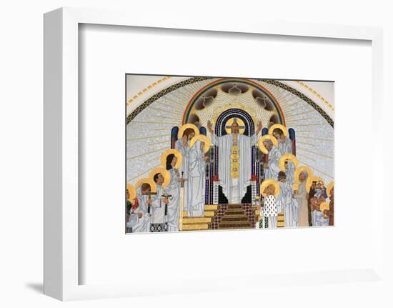 Jesus Christ depicted in The Home in Paradise, mosaics, Austria-Godong-Framed Photographic Print