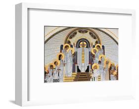 Jesus Christ depicted in The Home in Paradise, mosaics, Austria-Godong-Framed Photographic Print