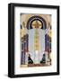 Jesus Christ depicted in The Home in Paradise, mosaics, Austria-Godong-Framed Photographic Print