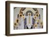 Jesus Christ detail in The Home in Paradise, mosaics, Am Steinhof church-Godong-Framed Photographic Print