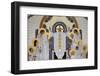 Jesus Christ detail in The Home in Paradise, mosaics, Am Steinhof church-Godong-Framed Photographic Print