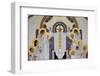Jesus Christ detail in The Home in Paradise, mosaics, Am Steinhof church-Godong-Framed Photographic Print