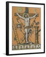 Jésus Christ en croix-null-Framed Giclee Print