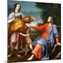 Jesus Christ Et La Samaritgaine - Christ and the Samaritan Woman - Lorenzo Lippi (1606-1665). Oil O-Lorenzo Lippi-Mounted Giclee Print