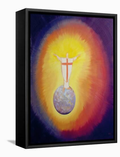 Jesus Christ Is Our High Priest Who Unites Earth with Heaven, 1993-Elizabeth Wang-Framed Stretched Canvas