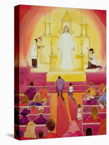 Jesus Christ Is Truly Present in the Blessed Sacrament, 2005-Elizabeth Wang-Stretched Canvas