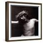 Jesus Christ on the Cross with Crown of Thorns (Photo)-Paul Nadar-Framed Giclee Print