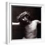 Jesus Christ on the Cross with Crown of Thorns (Photo)-Paul Nadar-Framed Giclee Print