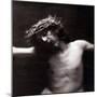 Jesus Christ on the Cross with Crown of Thorns (Photo)-Paul Nadar-Mounted Giclee Print