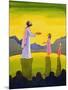 Jesus Christ Performs the Miracle of the Loaves and the Fish, 2004-Elizabeth Wang-Mounted Giclee Print