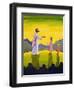 Jesus Christ Performs the Miracle of the Loaves and the Fish, 2004-Elizabeth Wang-Framed Giclee Print