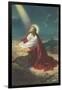 Jesus Christ Praying-null-Framed Art Print